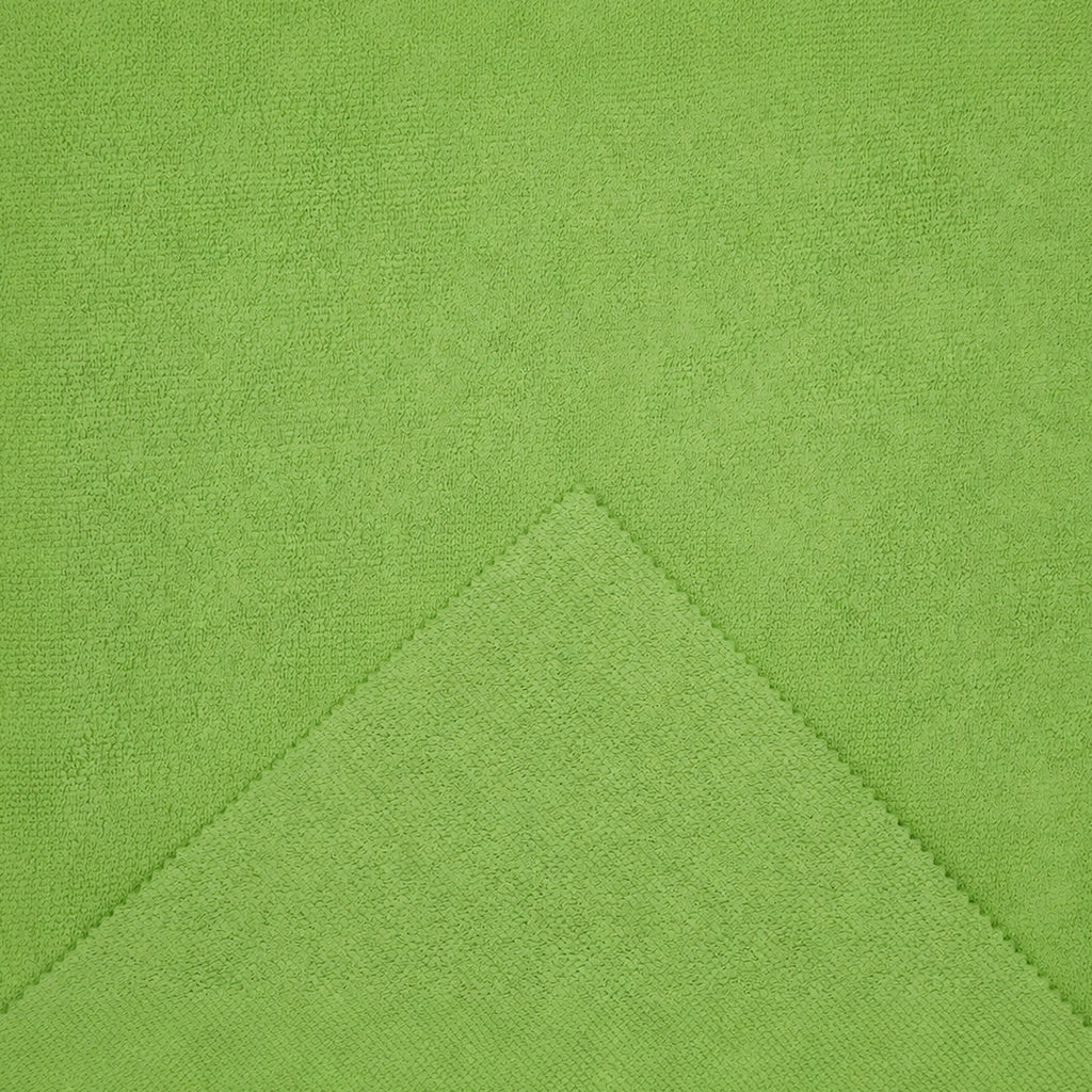 Detaliu al lavetei din microfibră PU Touch verde