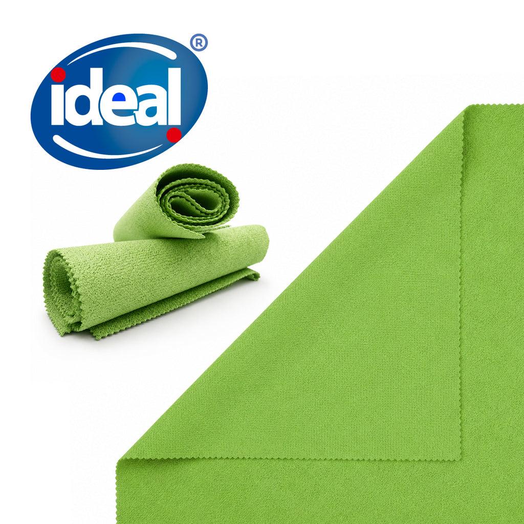 Lavetă din microfibră PU Touch verde, prezentare produs