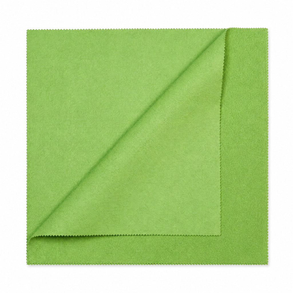 Lavetă din microfibră PU Touch verde, pliată