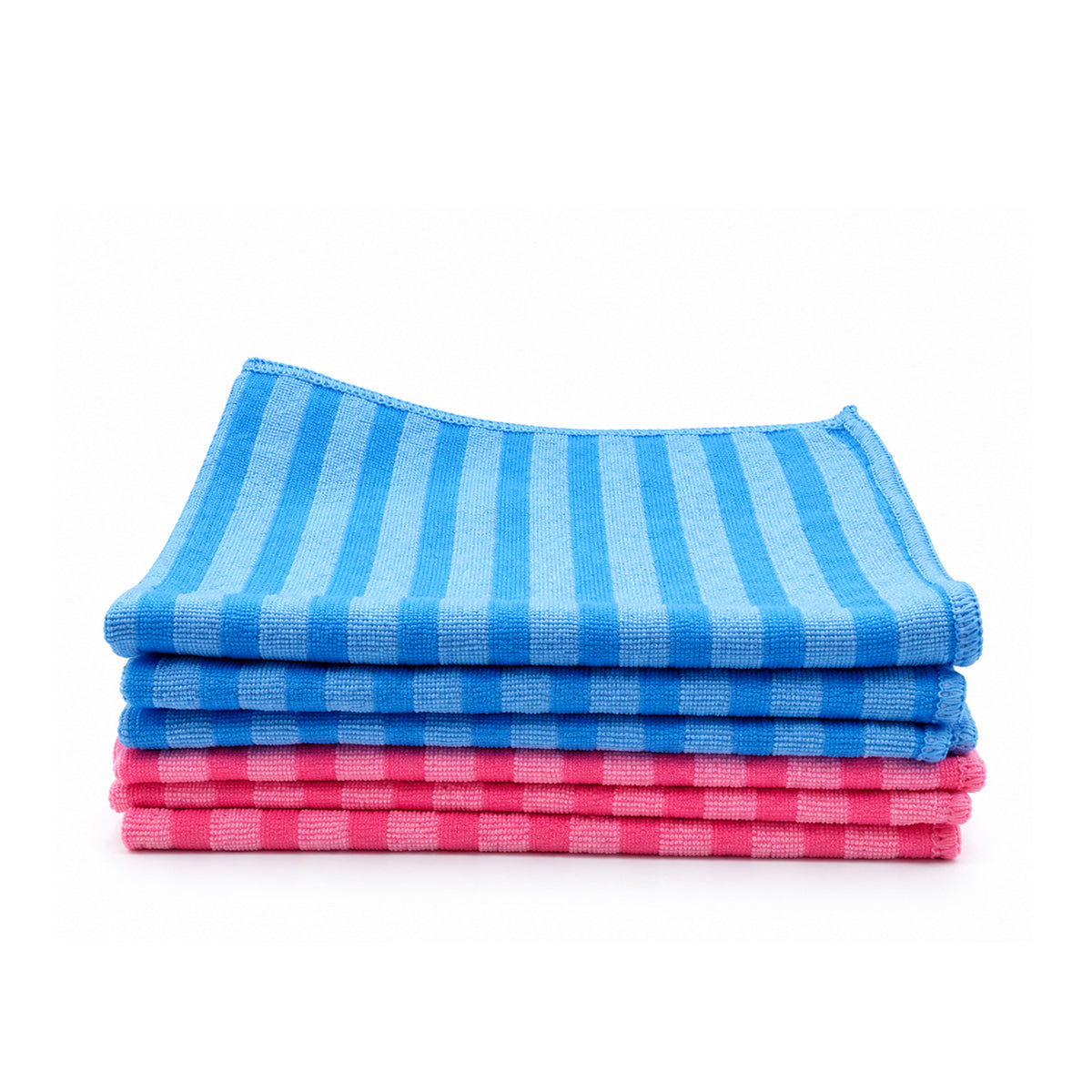 Pachet de lavete Bristles în culorile roz și albastru