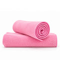 Set de 3 lavete din microfibră Basic Professional roz
